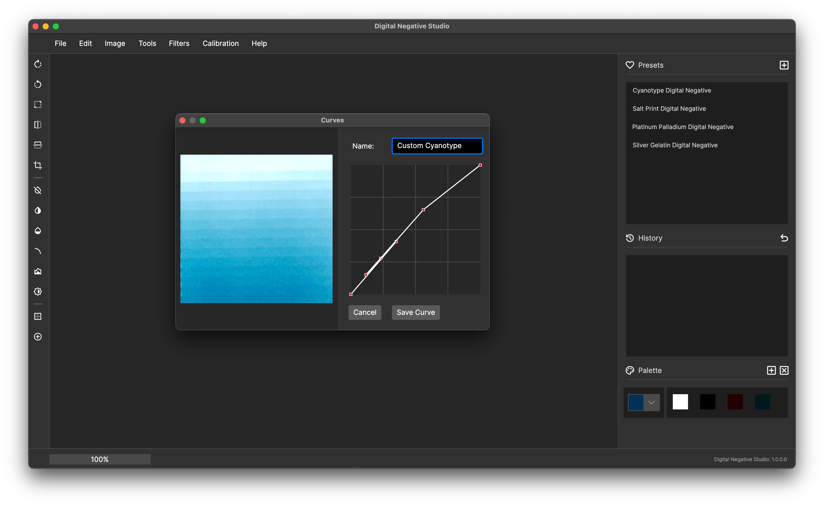 calibrate curve